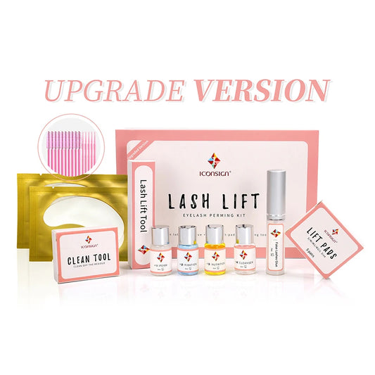 ICONSIGN Upgrade Lash Lift Kit 6–8 Week Eyelash Lift & Perm Set Long-Lasting Lash Enhancer & Curling Tool