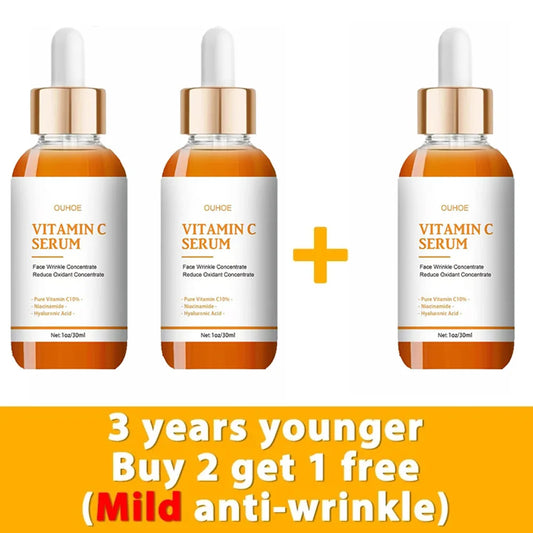 Vitamin C Face Serum Anti Aging, Wrinkle Remover, Lifting & Firming Essence for Brightening and Hydrating Skin