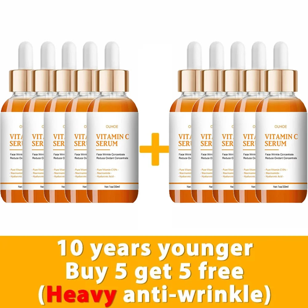 Vitamin C Face Serum  Anti Aging, Wrinkle Remover, Lifting & Firming Essence for Brightening and Hydrating Skin