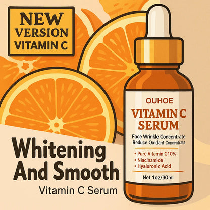 Vitamin C Face Serum  Anti Aging, Wrinkle Remover, Lifting & Firming Essence for Brightening and Hydrating Skin
