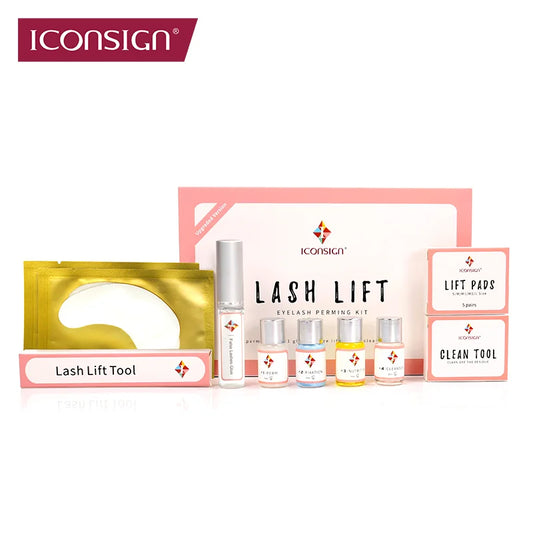 ICONSIGN Upgrade Lash Lift Kit  6–8 Week Eyelash Lift & Perm Set  Long-Lasting Lash Enhancer & Curling Tool