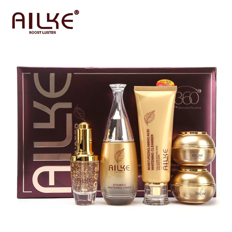 AILKE Women’s Facial Skincare Set  Deep Moisturizing, Brightening & Anti-Aging Night Cream Collection