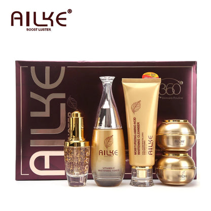 AILKE Women’s Facial Skincare Set  Deep Moisturizing, Brightening & Anti-Aging Night Cream Collection