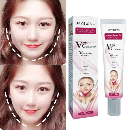 V-Shape Face Slimming Cream  Double Chin Remover, Firming & Lifting Face Line, Anti-Aging Fat Burning Moisturizer