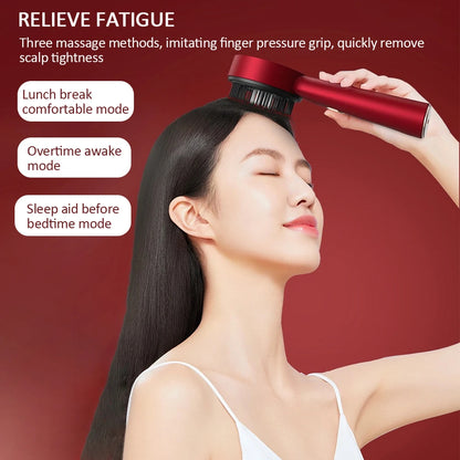 Electric Vibration Massage Comb Red Light Therapy Scalp Brush for Hair Growth, Anti Hair Loss & Hair Oil Applicator