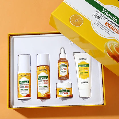 Vitamin C Skincare Set Anti-Wrinkle, Firming & Hydrating Face Care Kit for All Skin Types