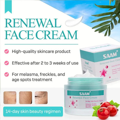 SAAM Face Renewal Cream 50g  Hydrating, Firming & Anti-Aging Skincare
