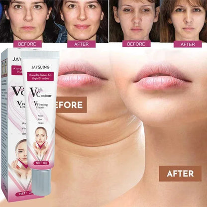 V-Shape Face Slimming Cream  Double Chin Remover, Firming & Lifting Face Line, Anti-Aging Fat Burning Moisturizer