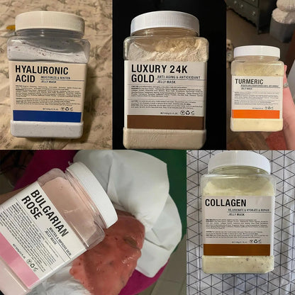 10PCS Jelly Mask Powder 650g  Professional Facial Mask for Beauty Salon & Spa | Wholesale Skin Care Powder