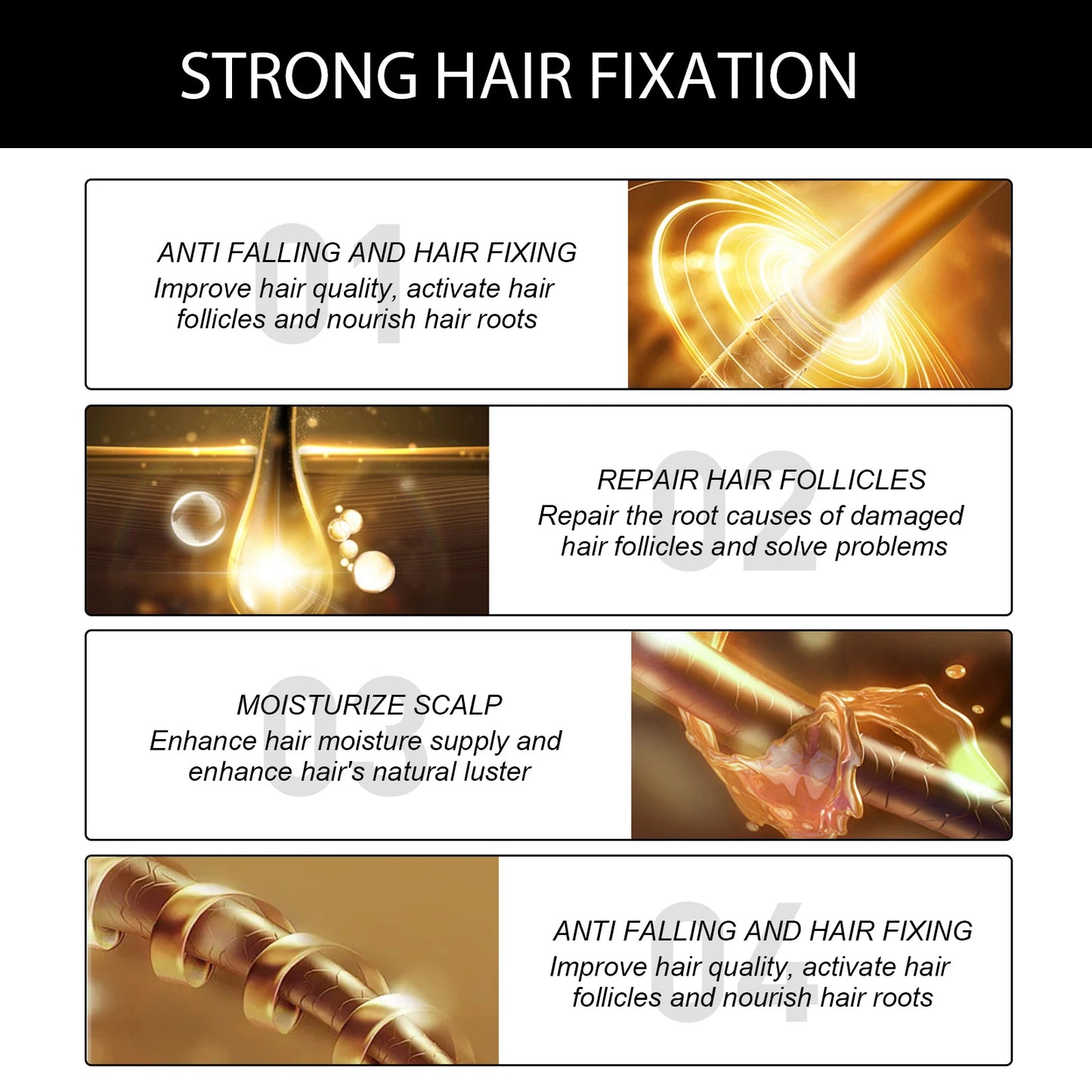 Bi-Phase Hair & Scalp Essence Hydrating, Nourishing & Repair Treatment Lightweight Non-Greasy Formula for Thicker, Stronger Hair & Anti-Hair Loss