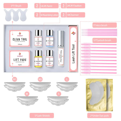 ICONSIGN Upgrade Lash Lift Kit  6–8 Week Eyelash Lift & Perm Set  Long-Lasting Lash Enhancer & Curling Tool