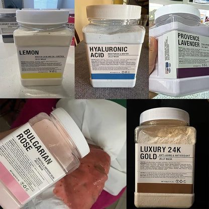 10PCS Jelly Mask Powder 650g  Professional Facial Mask for Beauty Salon & Spa | Wholesale Skin Care Powder