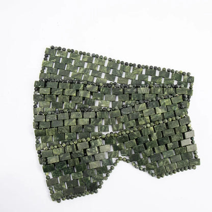 Natural Jade Face & Eye Mask Hot & Cold Stone Therapy for Relaxing Facial Massage & Skincare