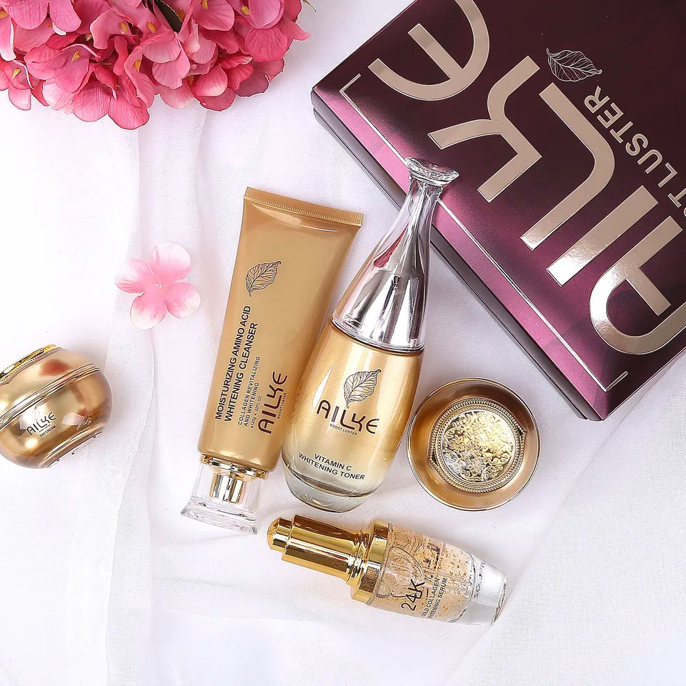 AILKE Women’s Facial Skincare Set  Deep Moisturizing, Brightening & Anti-Aging Night Cream Collection