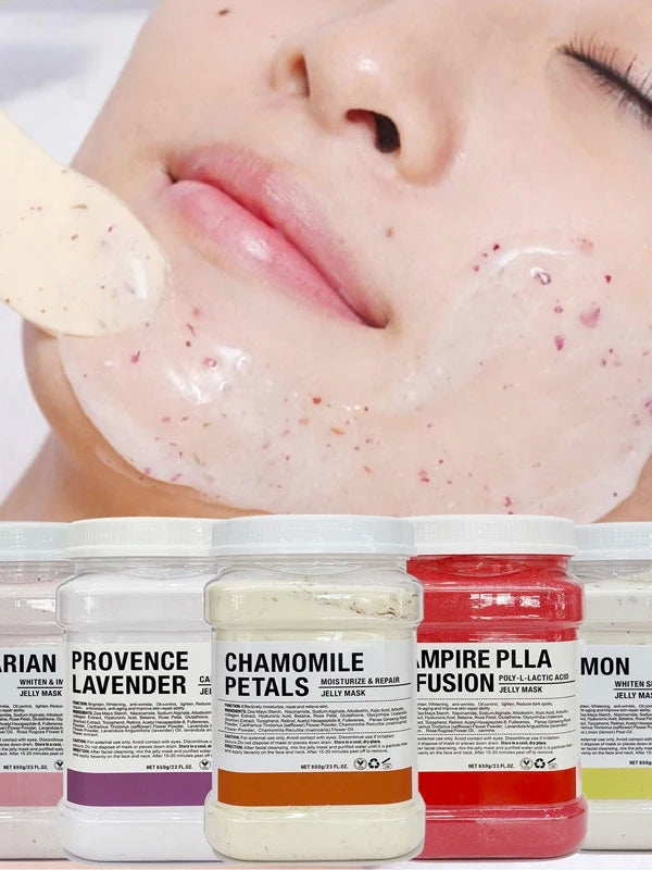 10PCS Jelly Mask Powder 650g  Professional Facial Mask for Beauty Salon & Spa | Wholesale Skin Care Powder