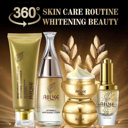 AILKE Women’s Facial Skincare Set  Deep Moisturizing, Brightening & Anti-Aging Night Cream Collection