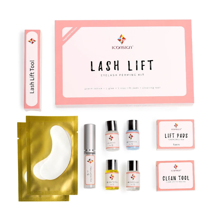 ICONSIGN Upgrade Lash Lift Kit  6–8 Week Eyelash Lift & Perm Set  Long-Lasting Lash Enhancer & Curling Tool