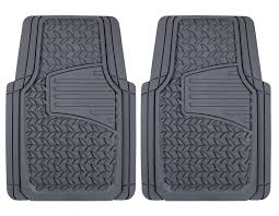 Auto Drive Rubber Floor Mats – 2 Pc Set