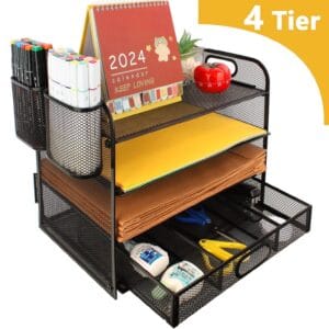 Desk Organizer – Office Supplies Holder