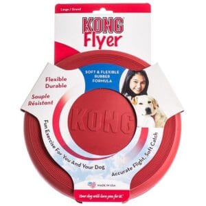 KONG Flyer – Soft Rubber Dog Disc